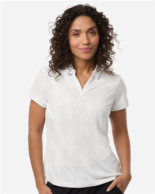 Women's Textured Jacquard Polo