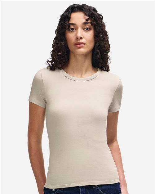 Women's Baby Rib Fitted Tee